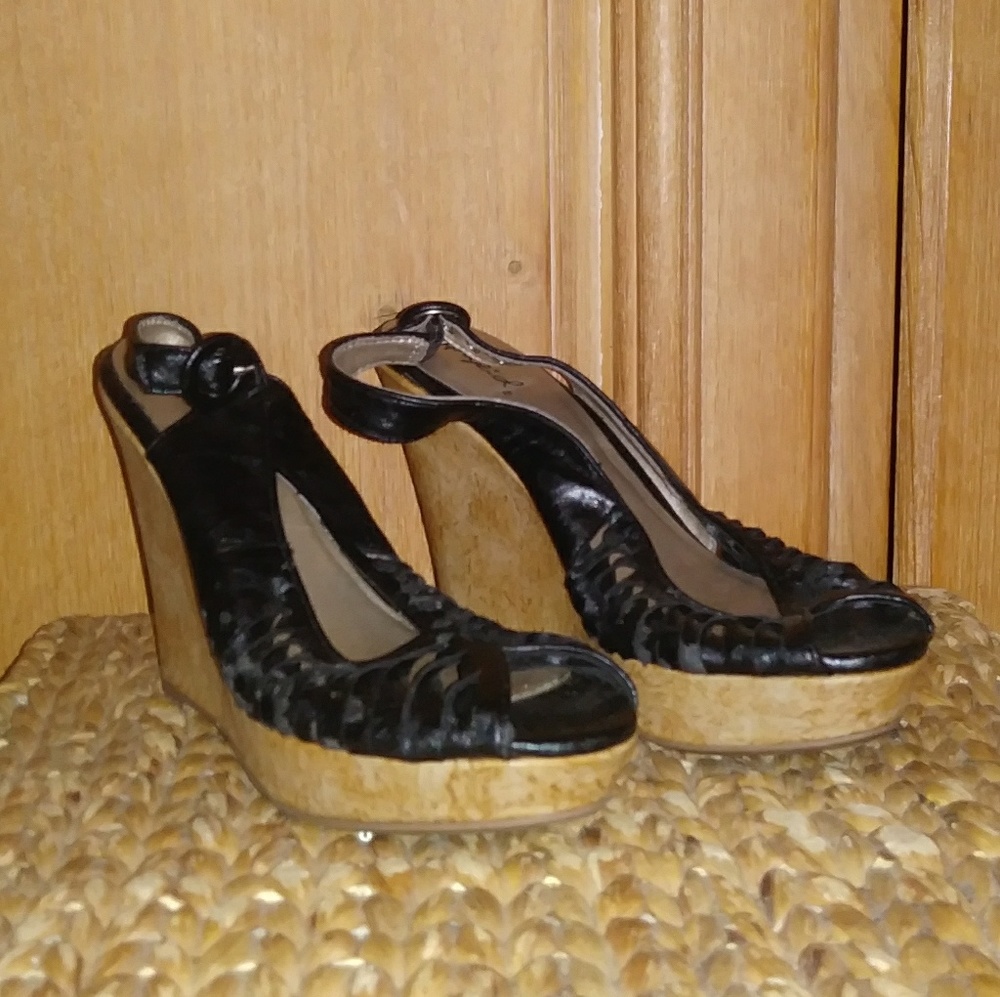 Leather Upper Platform Shoes